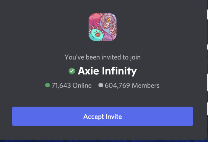 Axie Infinity Discord