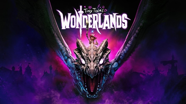 Tiny Tina's Wonderlands Logo with Dragon