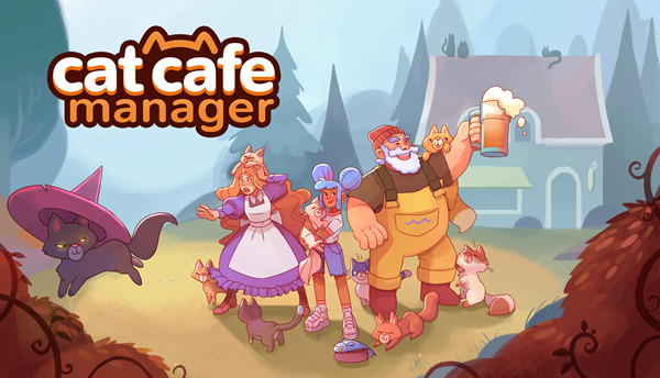 Cat Cafe Manager Review - Key Art Logo
