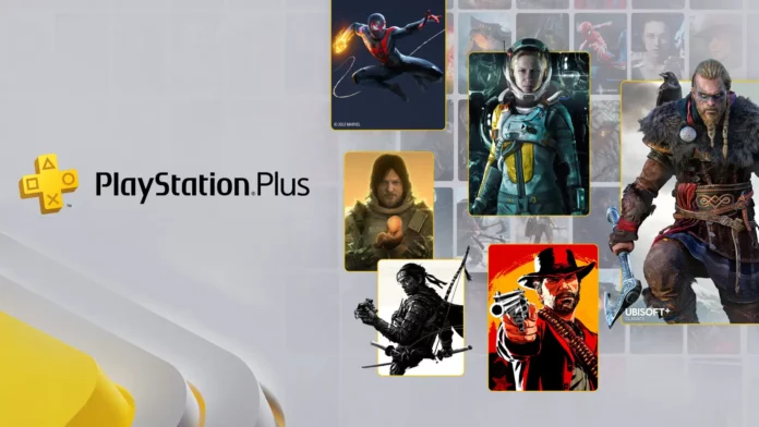 PlayStation Plus Launch Games. On the left-hand side are thumbnails of some of these titles: Miles Morales, Returnal, Death Stranding, Ghosts of Tsushima,Red Dead Redemption 2 and Assassin's Creed Valhalla