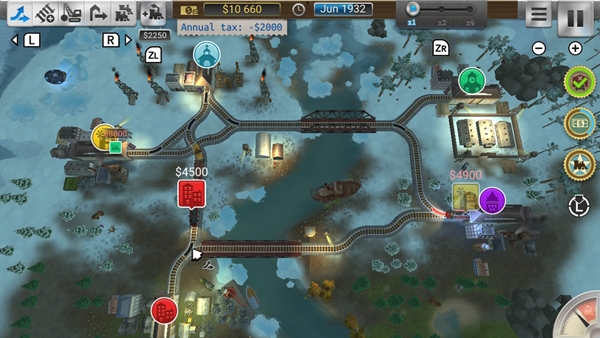 Train Valley Review - Screnshot of tracks