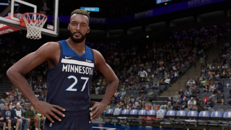 NBA 2K23 screenshot of Rudy Gobert - used for David Robinson build guide