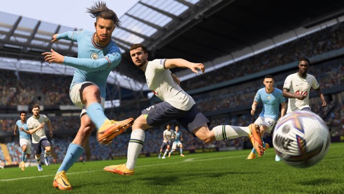 Best Young CB in FIFA 23 - Jack Grealish skipping past a tackle