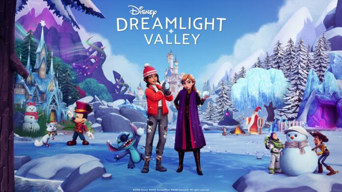 Disney Dreamlight Valley winter recipes key art