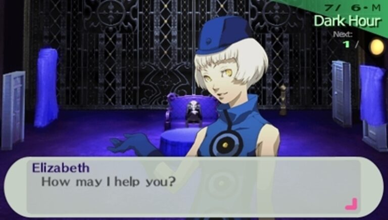 Elizabeth Requests Walkthrough - Image of conversation with Elizabeth