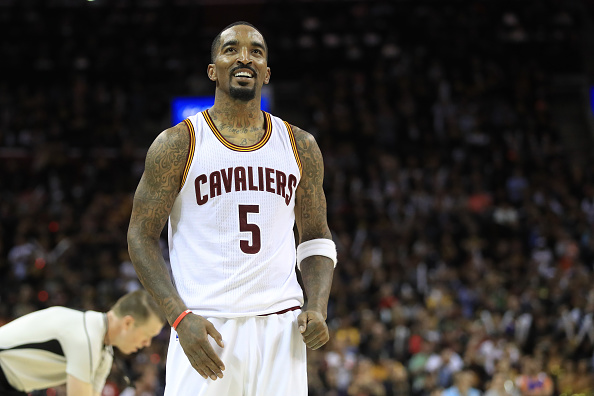J.R. Smith build - Smith reacting during a game