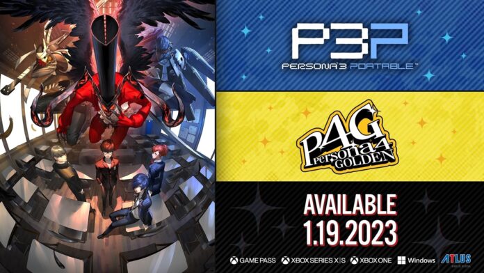 Persona 3 portable answers - P3P & P4 Golden release date graphic