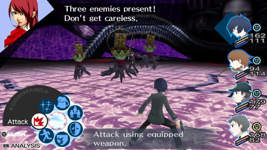 Persona 3 Portable review - Image of battle