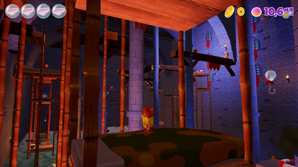 Platforming section from SpongeBob The Cosmic Shake