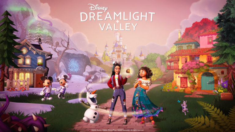 Disney Dreamlight Valley the great blizzard key art