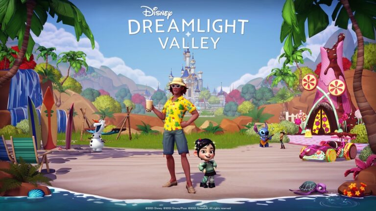 Extreme Biome Makeover Disney Dreamlight Valley Key Art for Vanellope update