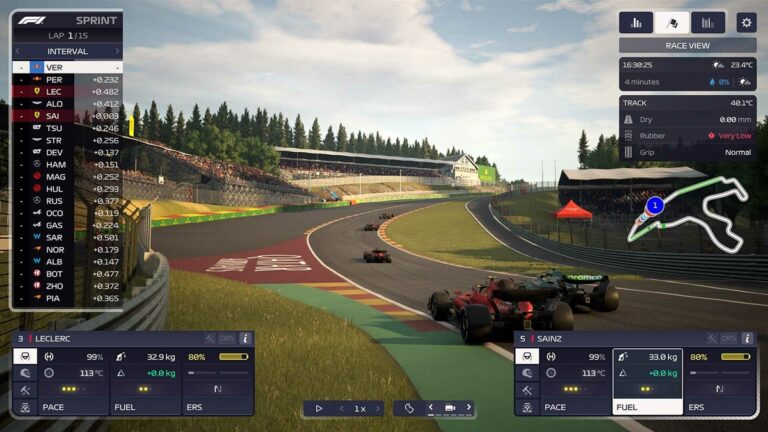 F1 Manager 23 Driver Ratings - image from gameplay