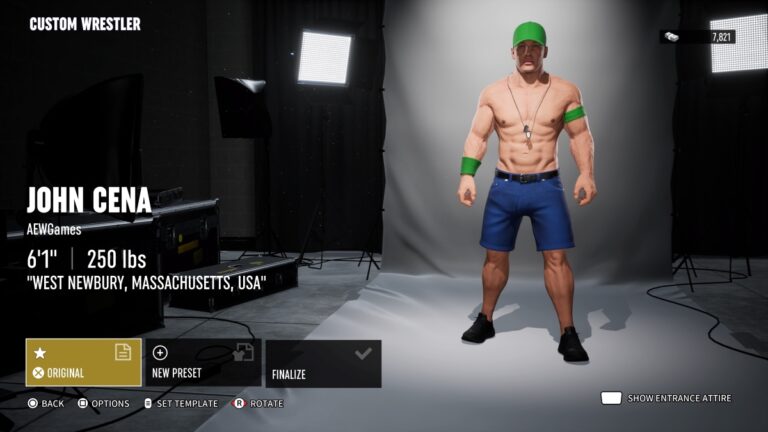 John Cena CAW Formula Creation