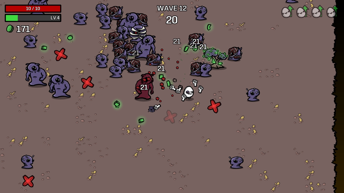 Masochist Build for Brotato (Best Masochist Build)