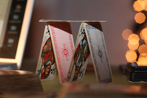Games - an image of stacked cards