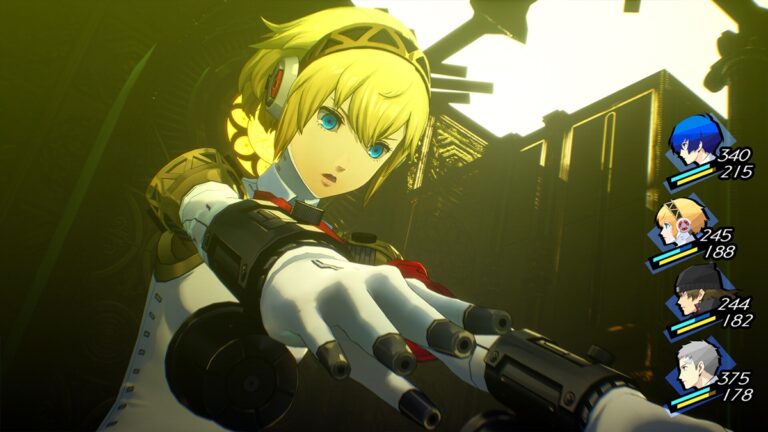 Persona 3 Reload Recommended Full Moon boss levels - image from gameplay