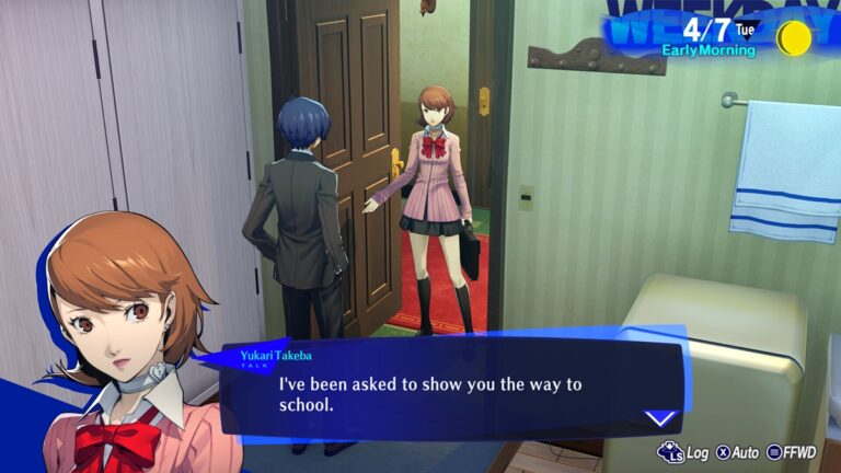 Chihiro Fushimi Answers guide for Persona 3 Reload - image from gameplay