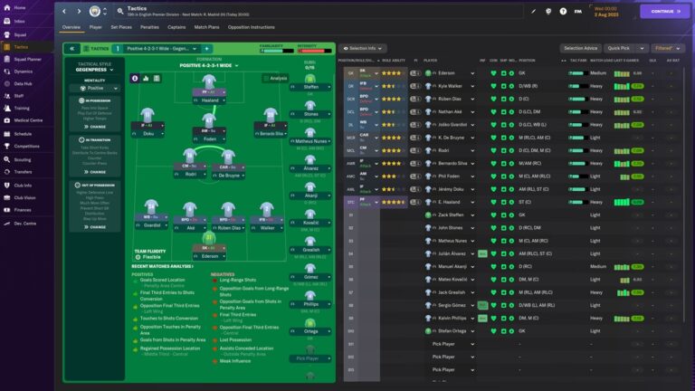 FM24 Best Wonderkid Strikers - image from gameplay