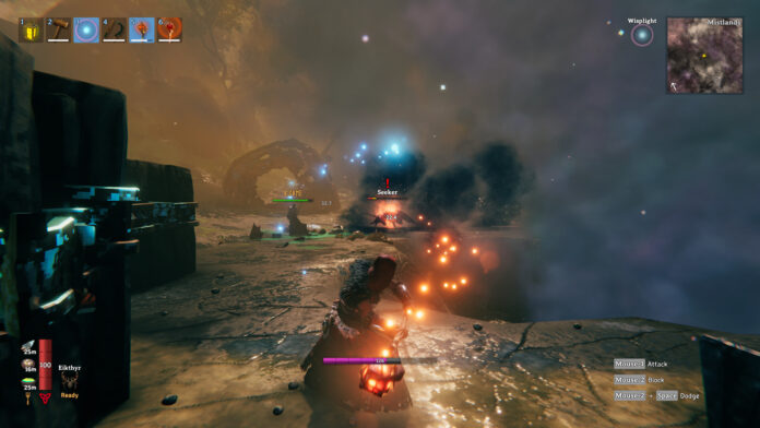 Valheim Ashlands Biome guide - image from gameplay