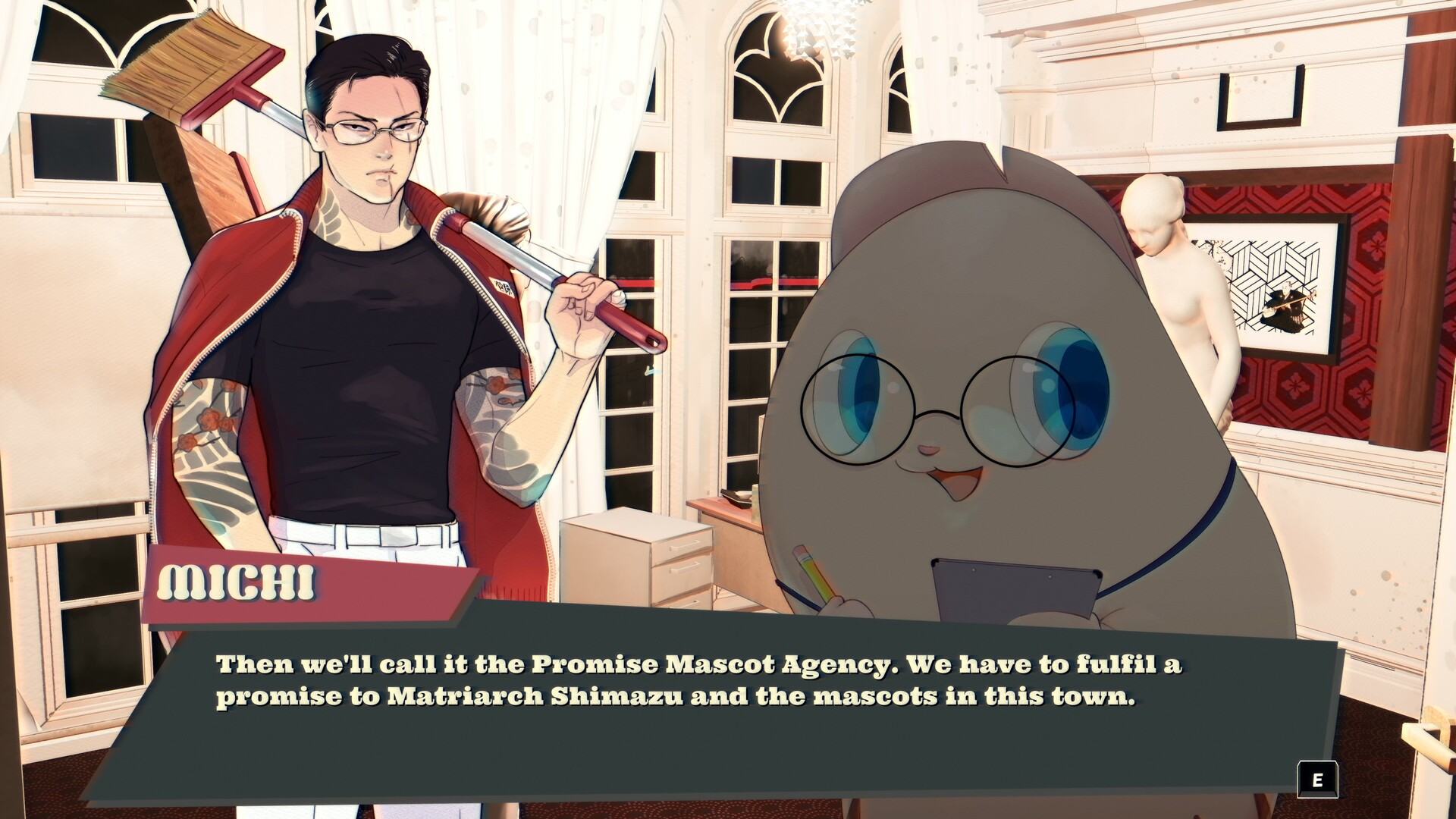Promise Mascot Agency Achievements Guide - image from gameplay