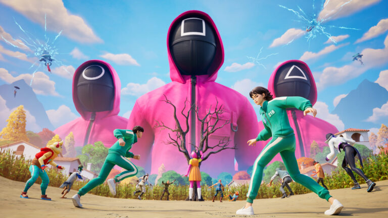 Squid Games x Fortnite key art