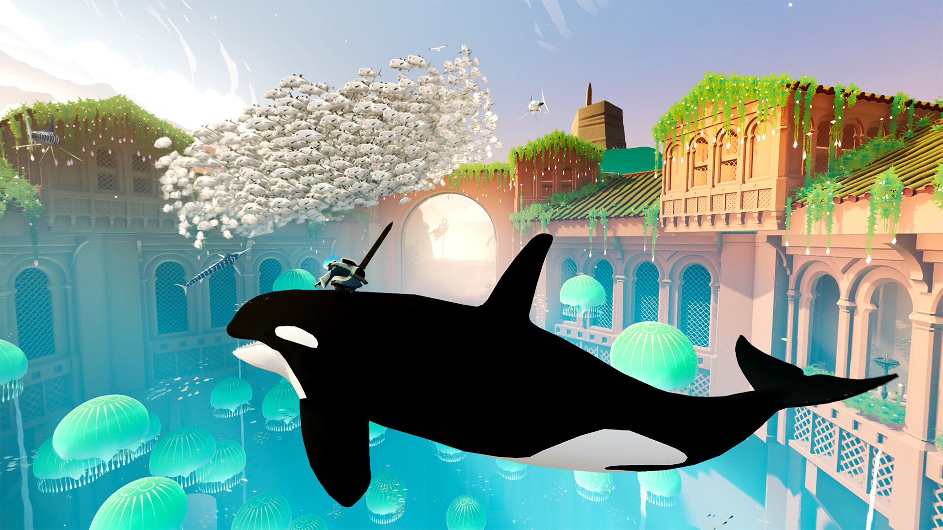 Sword of the Sea Rideable Animals Guide - image from gameplay